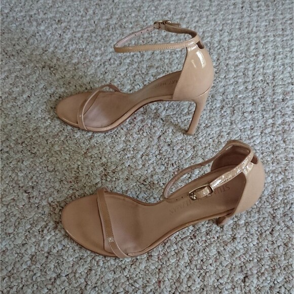 Stuart Weitzman Nudistsong Minimalist Leather Sandals size 36.5 - Picture 3 of 16